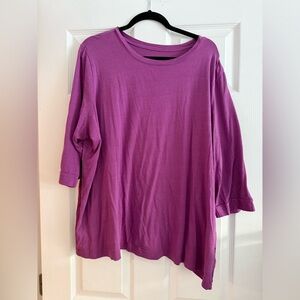 Penningtons Rich Purple Long Sleeve Top